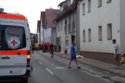 Elf Verletzte bei Wohnungsbrand in Hoefingen